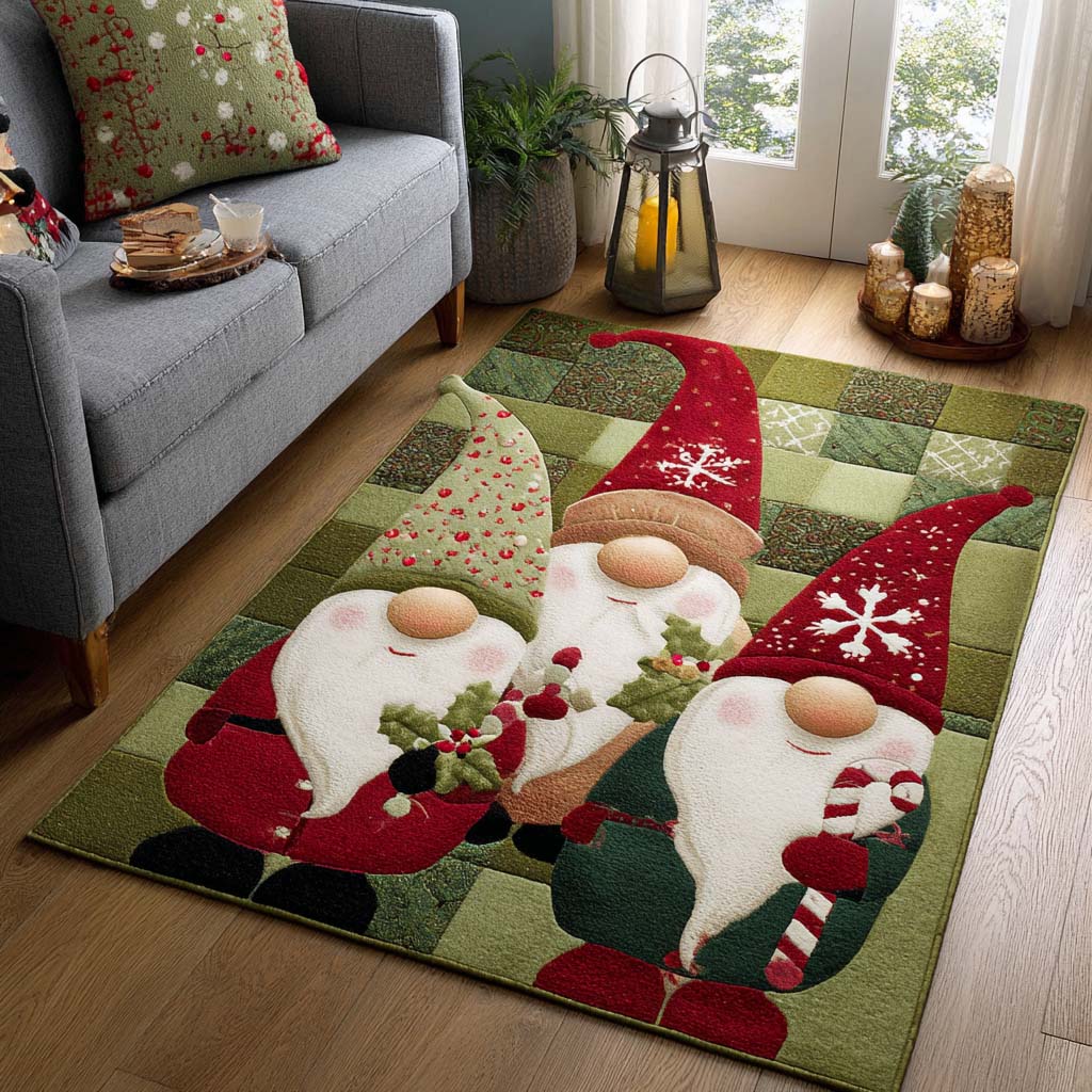 Merry Gnomes Area Rug NCU0NT10087