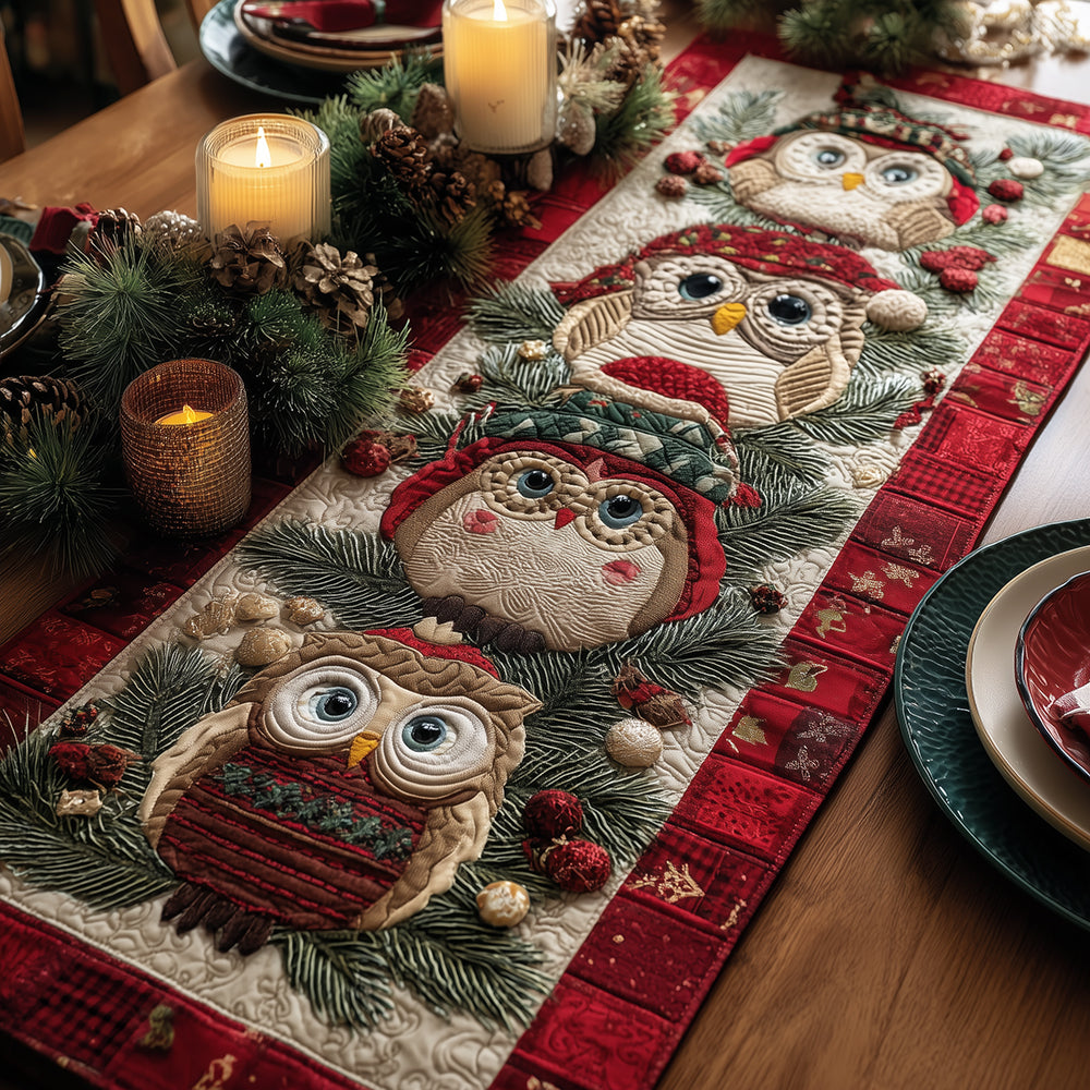 Celtic Owl Watcher Quilted Table Runner NCU0NTD842