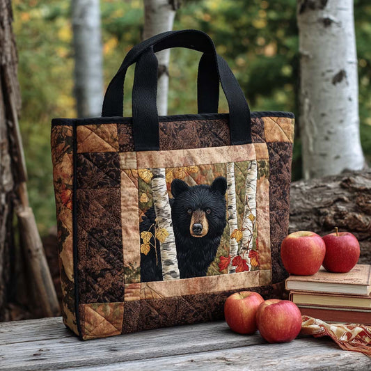 Midnight Cub Quilted Tote Bag NCU0XD327