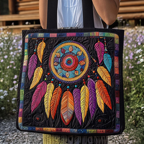 Midnight Guardian Quilted Tote Bag NCU0PT8336