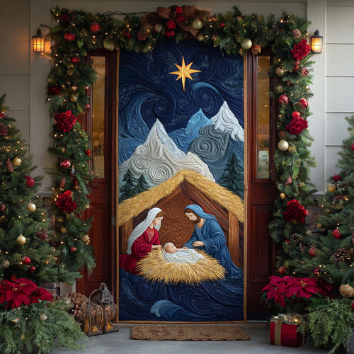 Midnight Star Quilted Door Cover NCU0TV1003