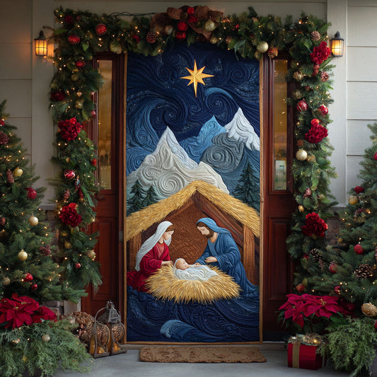 Midnight Star Quilted Door Cover NCU0TV1003