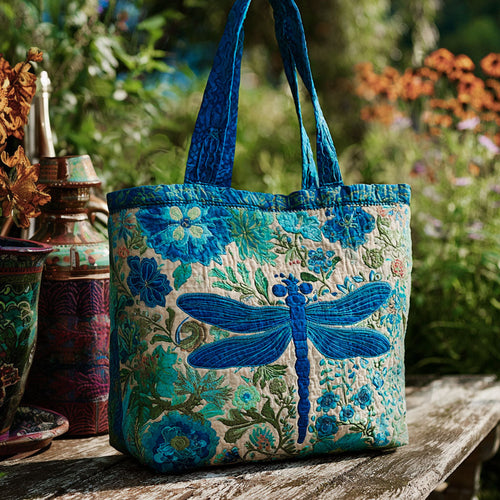 Misty Flutter Quilted Tote Bag NCU0PT8695