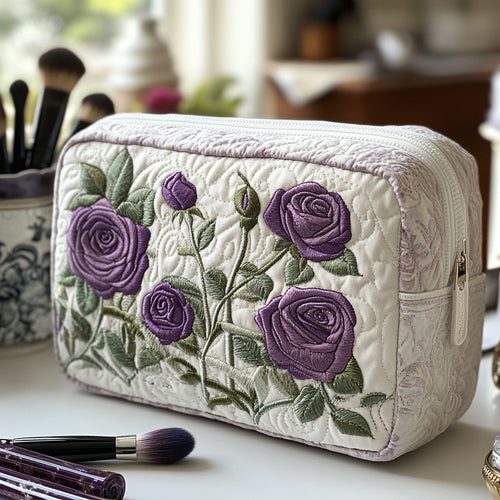 Moonlit Bloom Quilted Makeup Bag NCU0DV7743