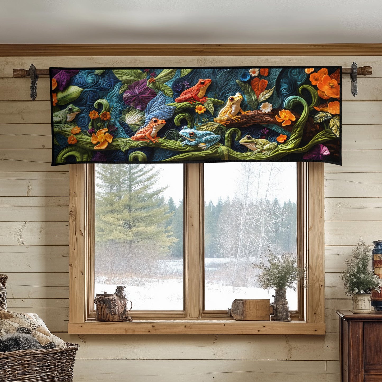 Moonlit Croak Quilted Valance NCU0PT5167