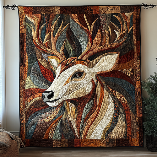 Moonlit Doe Quilted Blanket NCU0DK4804