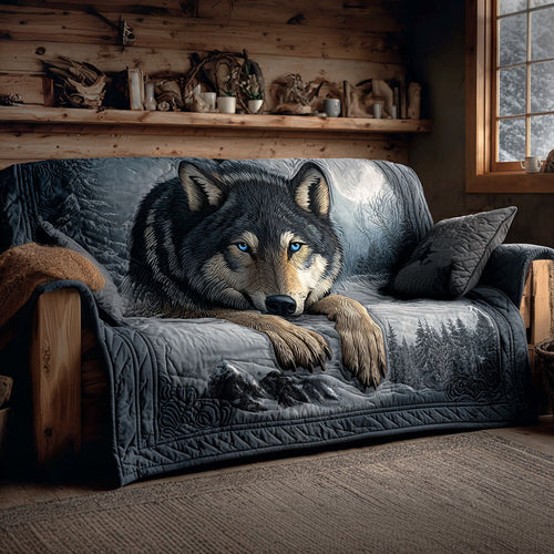 Moonlit Howl Quilted Sofa Cover NCU0PT9783