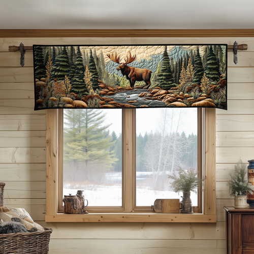 Moose Valley Quilted Valance NCU0DK7600