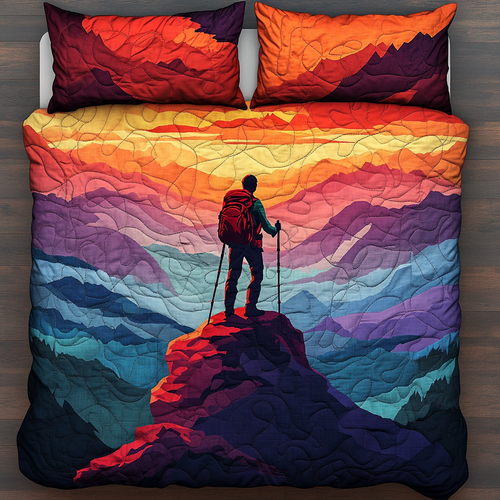 Mountain Explorer Quilted Bedding Set NCU0DK6484