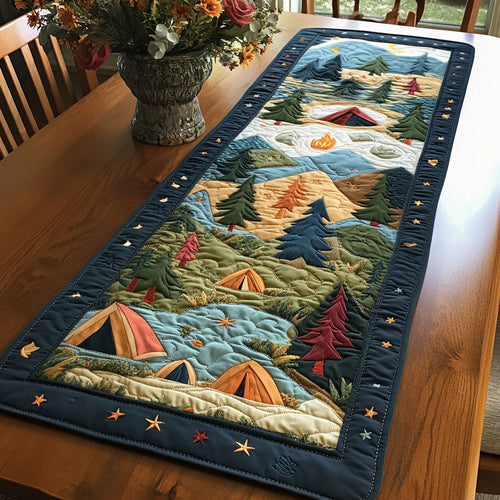 Mountain Retreat Quilted Table Runner NCU0NT5090