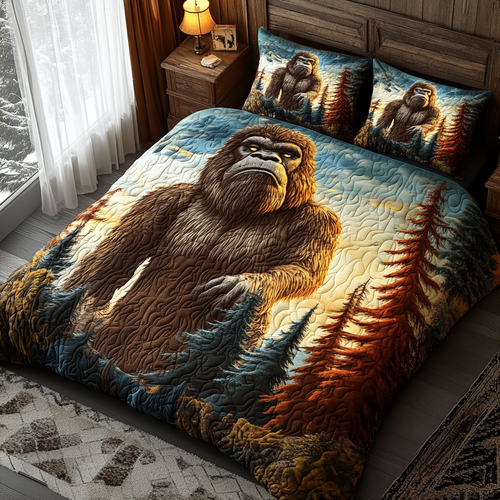 Mountain Sentinel 3-Piece Quilted Bedding Set NCU0DV2794