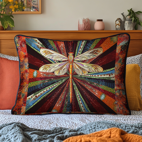 Mystic Dragonfly Quilted Bedding Pillow Case NCU0DK4248