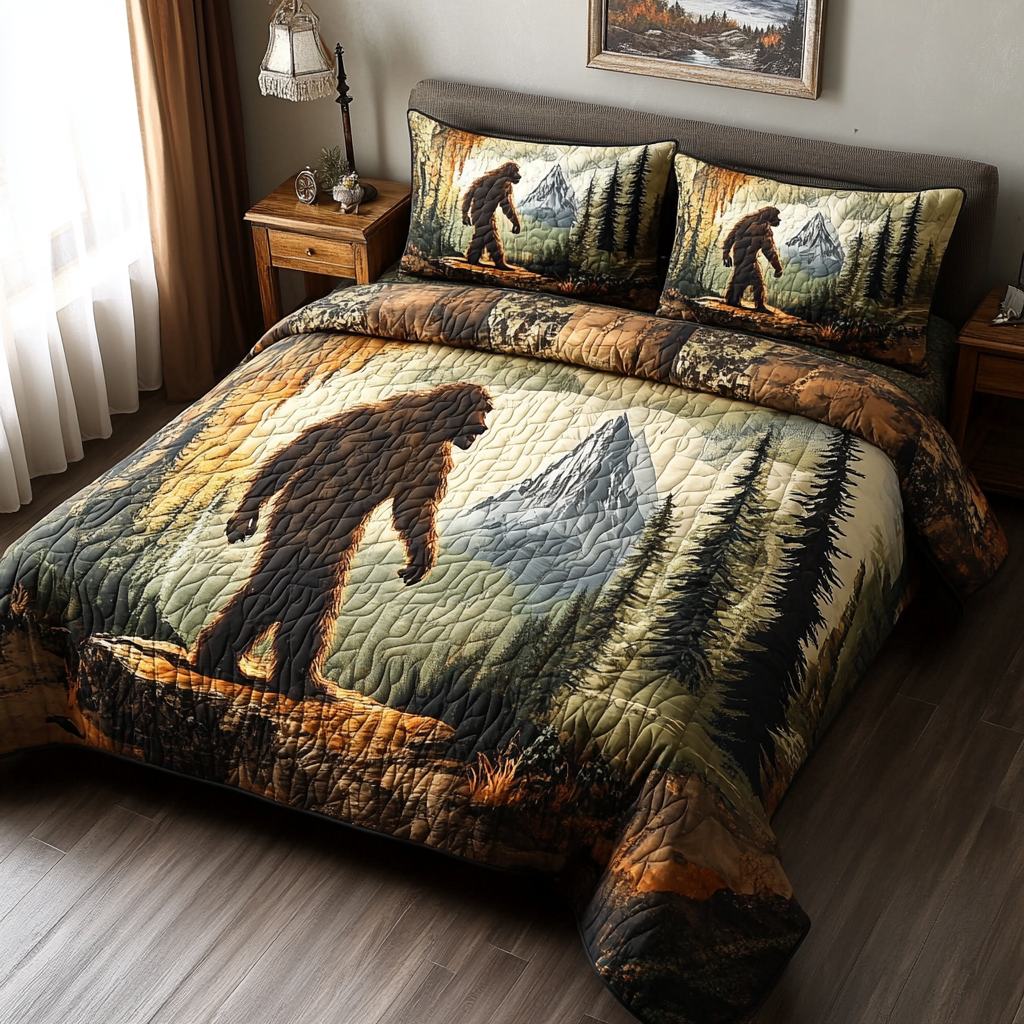 Mystic Encounter 3-Piece Quilted Bedding Set NCU0DV2790
