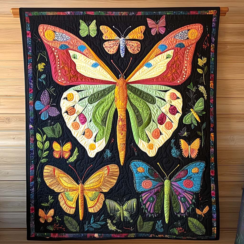 Red Feather Flair Quilted Blanket NCU0DK067