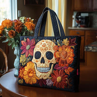 Mystic Skull Quilted Tote Bag NCU0NT9289