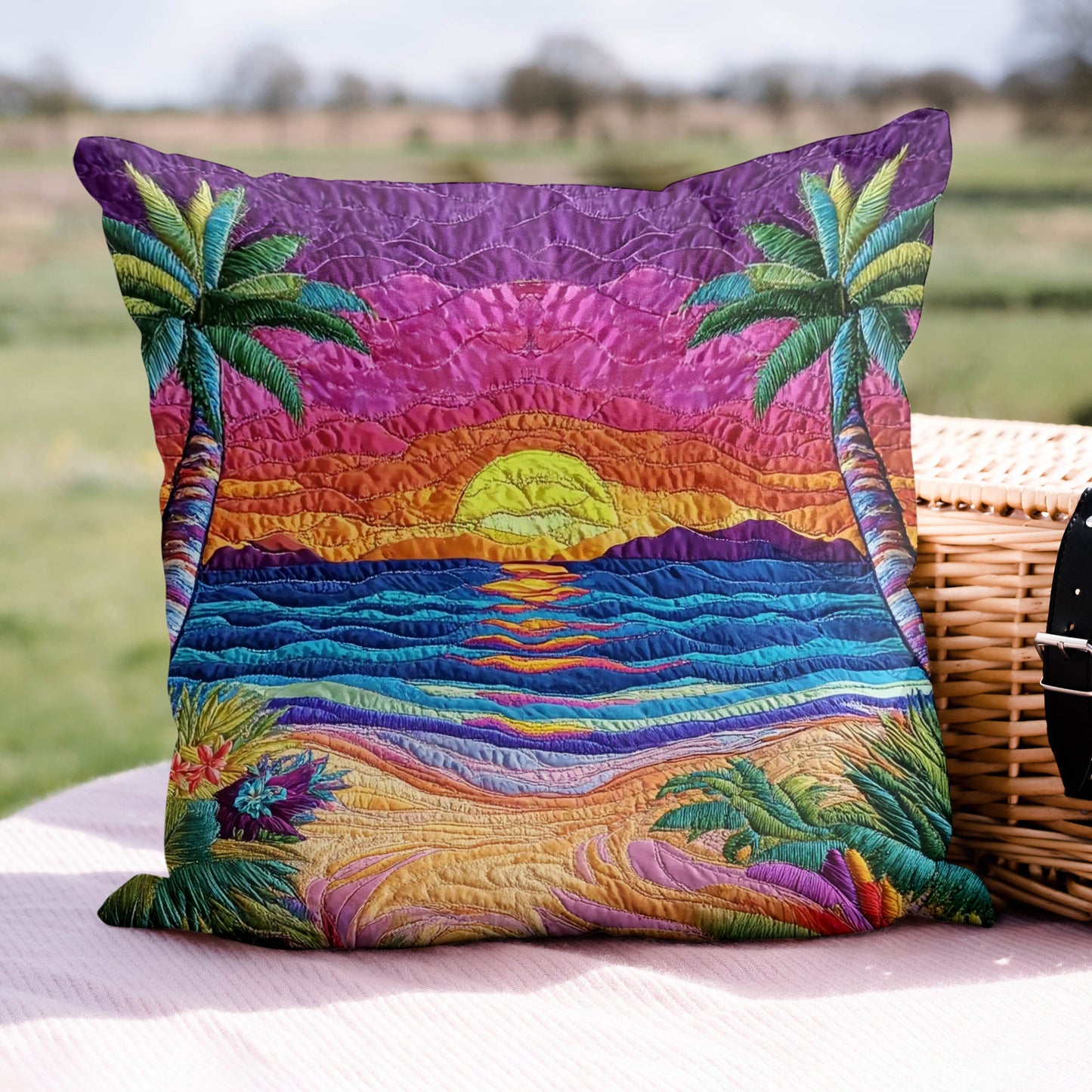 Beach Dreams Quilted Pillow Case NCU0VH4117