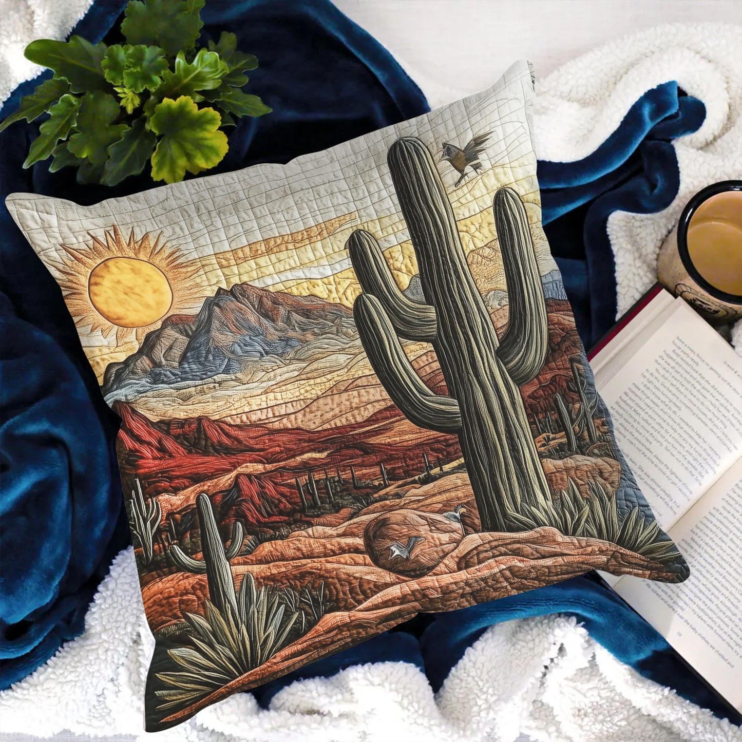 Western Skies Quilted Pillow Case NCU0VH4599