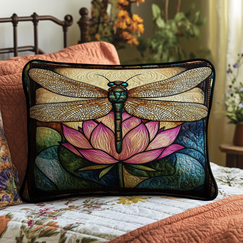 Nature Dragonfly Quilted Bedding Pillow Case NCU0NT3789