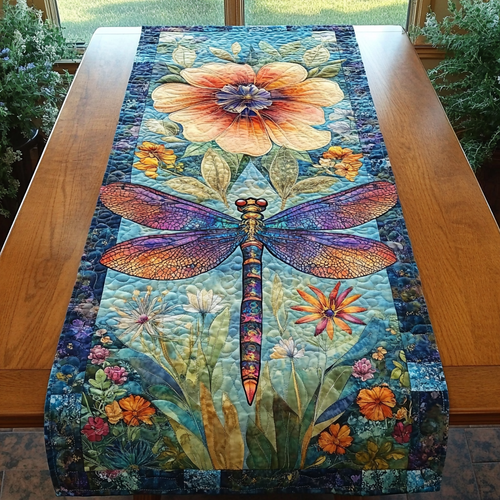 Nature Grace Quilted Table Runner NCU0DK7327
