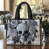 Night Skull Quilted Tote Bag NCU0NT9290
