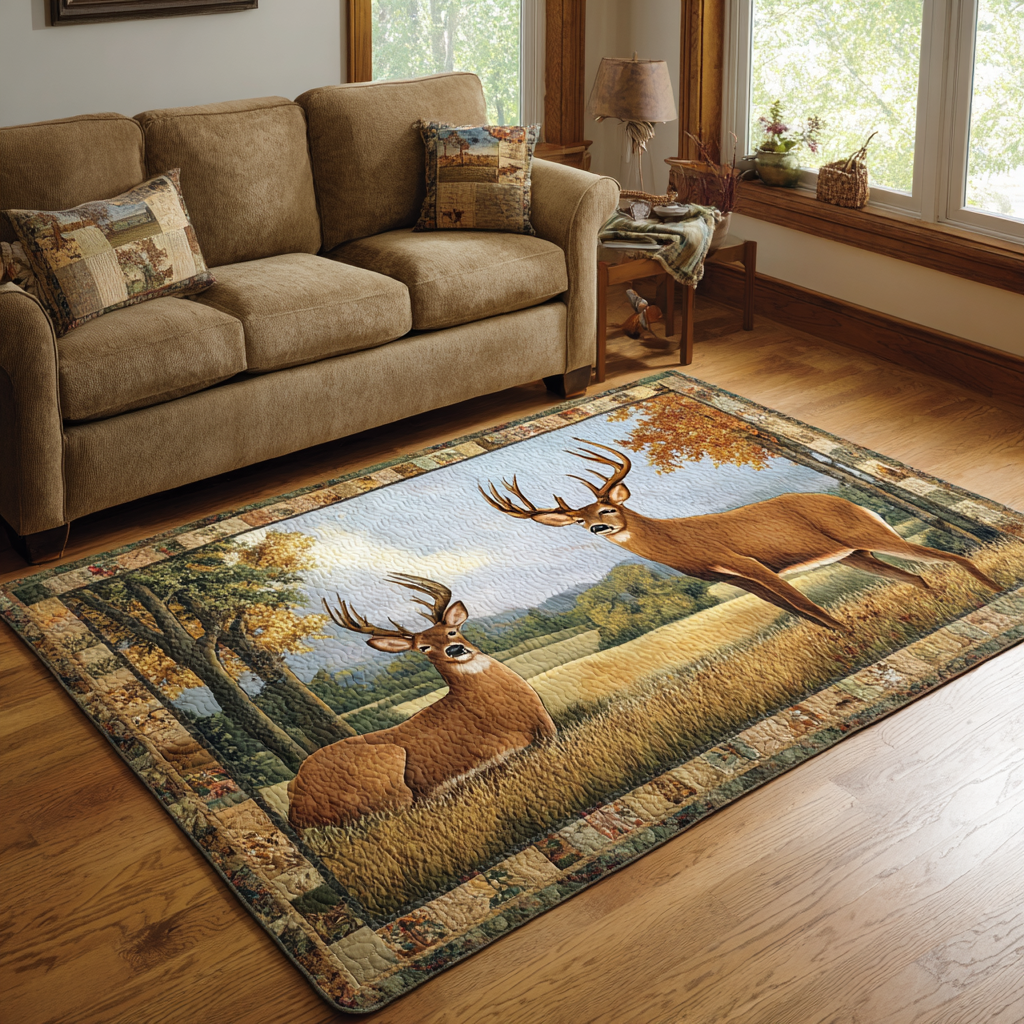 Noble Deer Area Rug NCU0DK10497 – Vantique