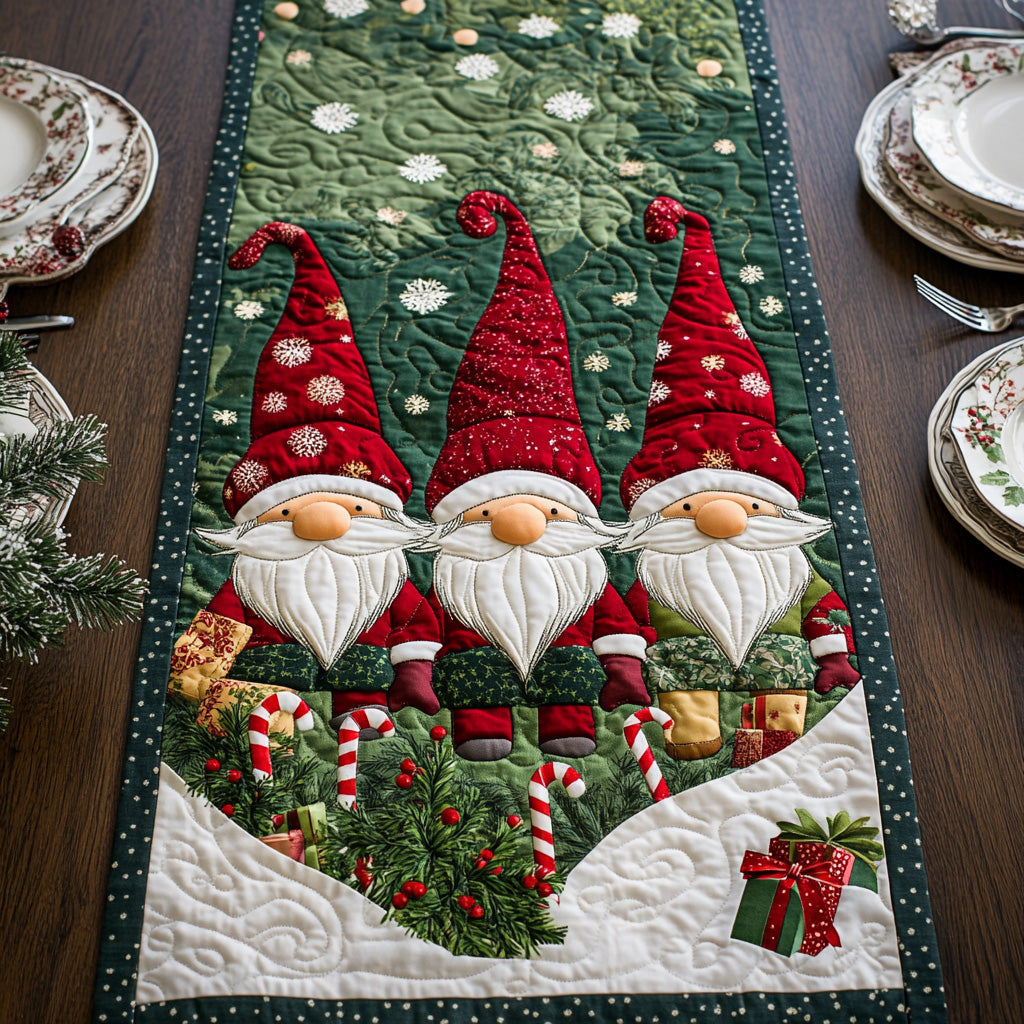Santa Dreams Quilted Table Runner NCU0DDK1582
