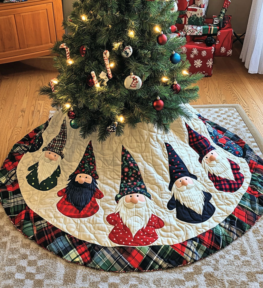 Noel Nostalgia Quilted Christmas Tree Skirt NCU0PT1031