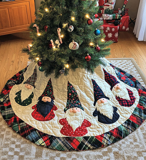 Noel Nostalgia Quilted Christmas Tree Skirt NCU0PT1031