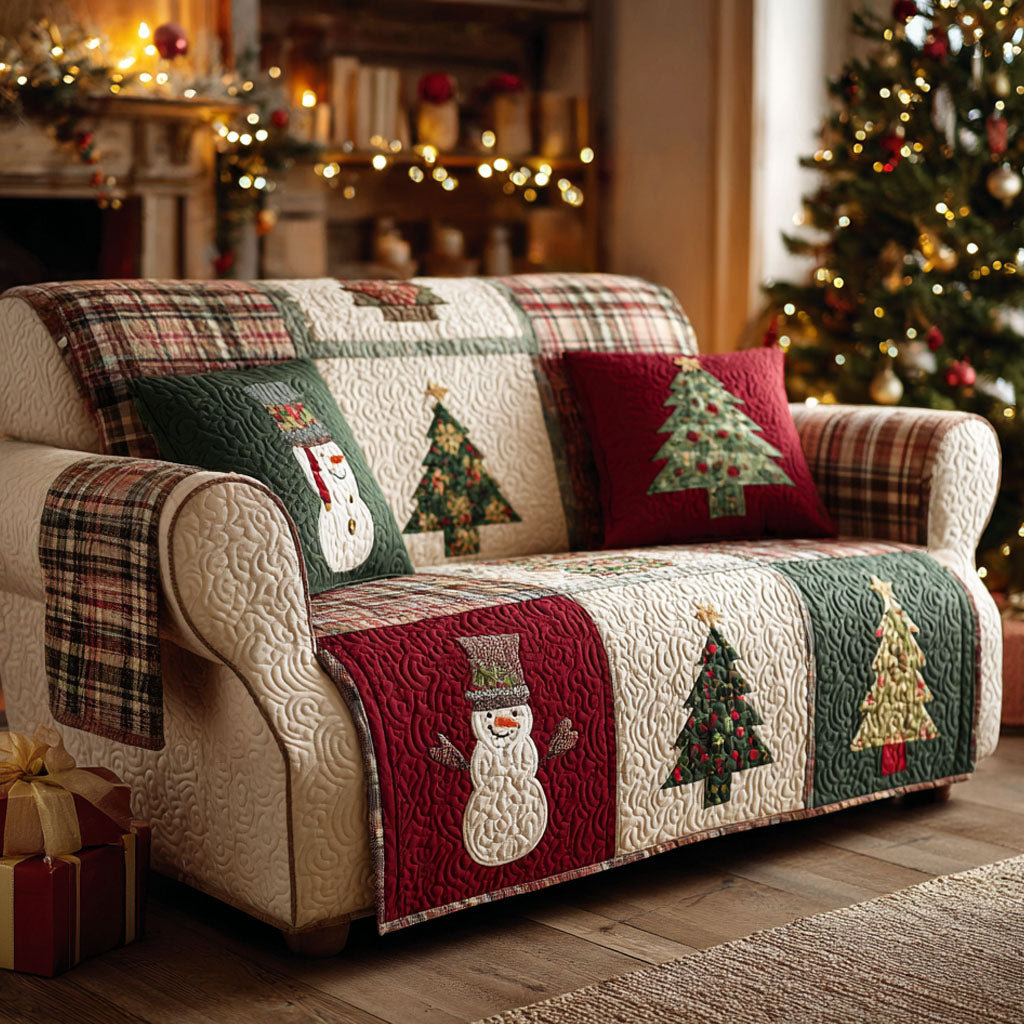 Nordic Joy Quilted Sofa Cover NCU0TV832
