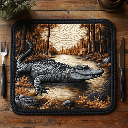 Nothern Alligator Charm Quilted Place Mat NCU0DV5668