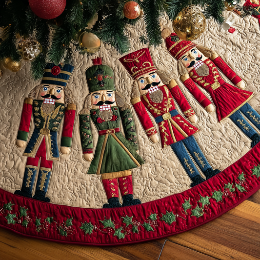 Nutcracker Dreams Christmas Quilted Tree Skirt NCU0DK10473
