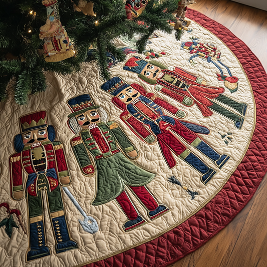 Nutcracker Magic Christmas Quilted Tree Skirt NCU0DK10471