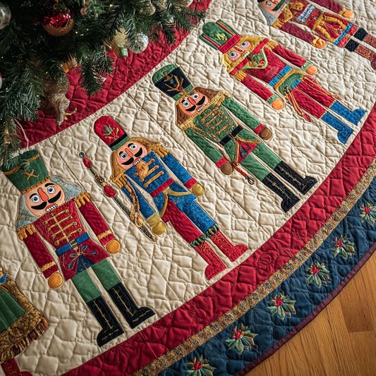 Nutcracker Tales Christmas Quilted Tree Skirt NCU0DK10470