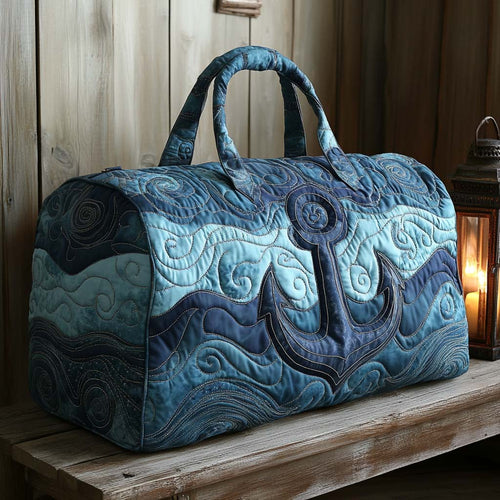 Ocean Anchor Quilted Duffle Bag NCU0XD466