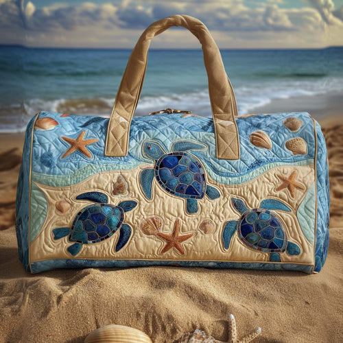 Ocean Turtles Quilted Duffle Bag NCU0NT10024
