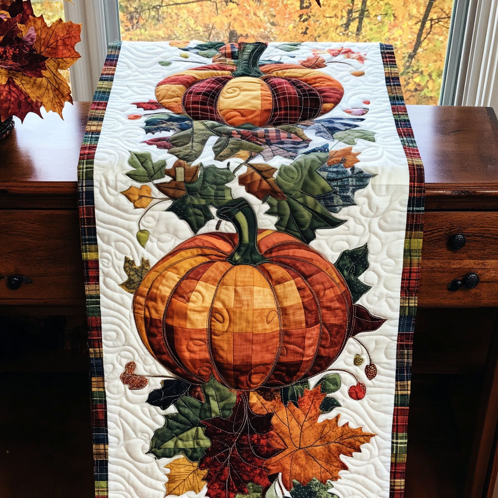 October Glow Quilted Table Runner NCU0PT949 – Vantique
