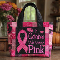 October Pink Pride Quilted Tote Bag NCU0NT9453
