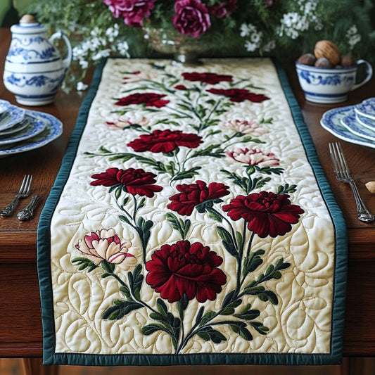 Ohio Blooming Heritage Quilted Table Runner NCU0PT6190