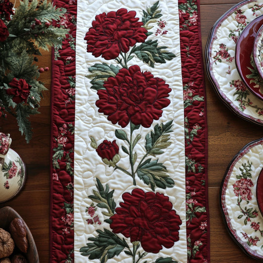 Ohio Red Glory Quilted Table Runner NCU0PT6195