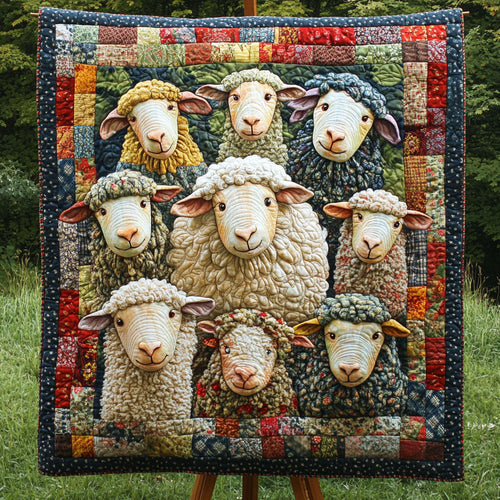 Pasture Harmony Quilted Blanket NCU0PT4279