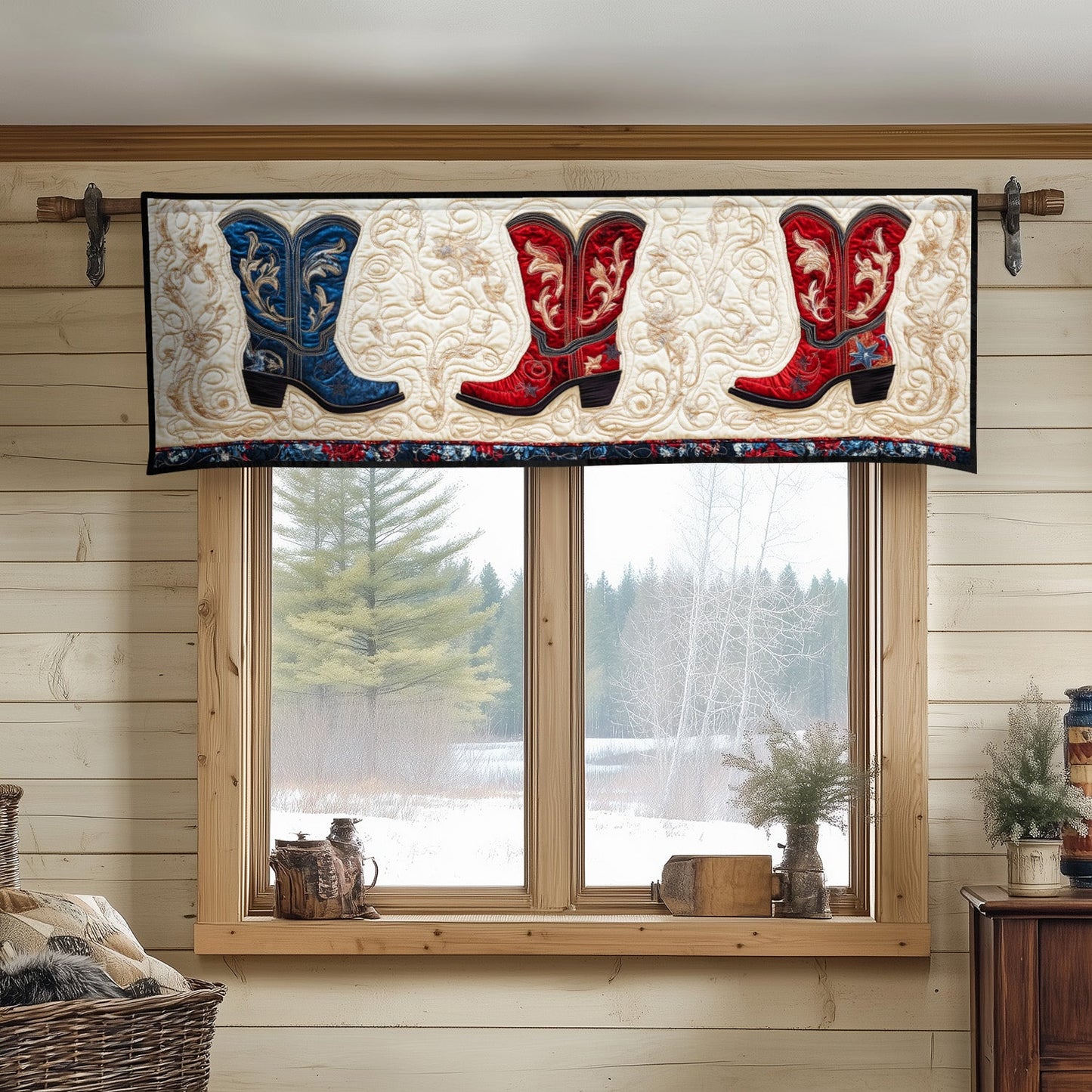 Patriot Dust Trail Quilted Valance NCU0NT7373