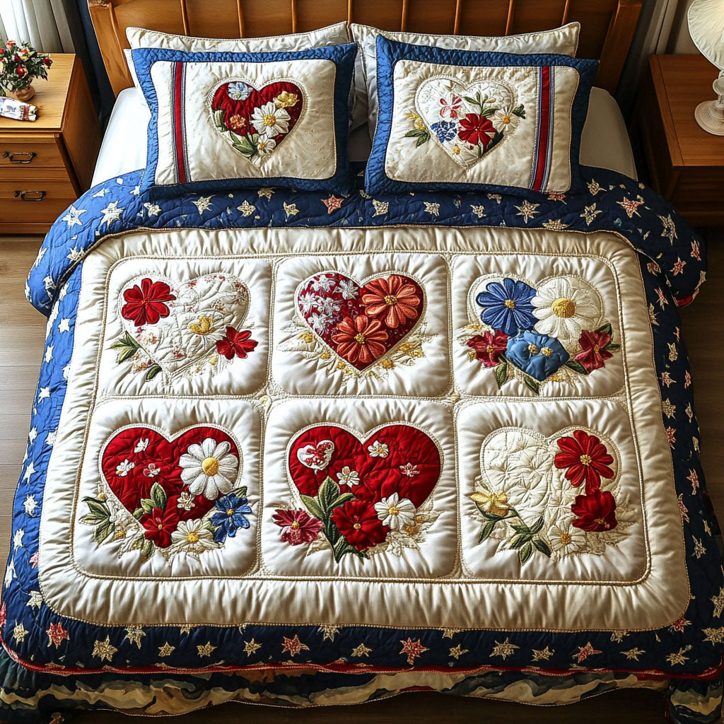Juneteenth 3-Piece Quilted Bedding Set GFTOMA840