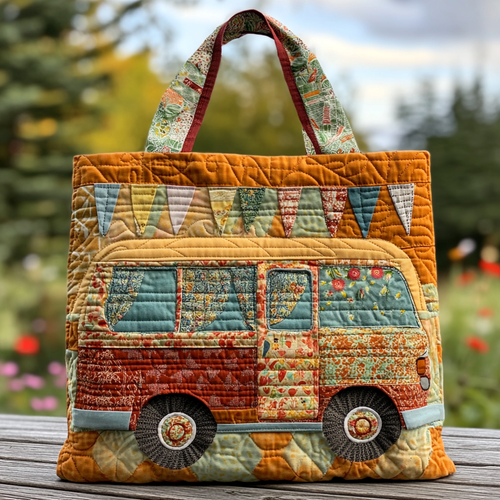 Peace Ride Quilted Tote Bag NCU0DK9799