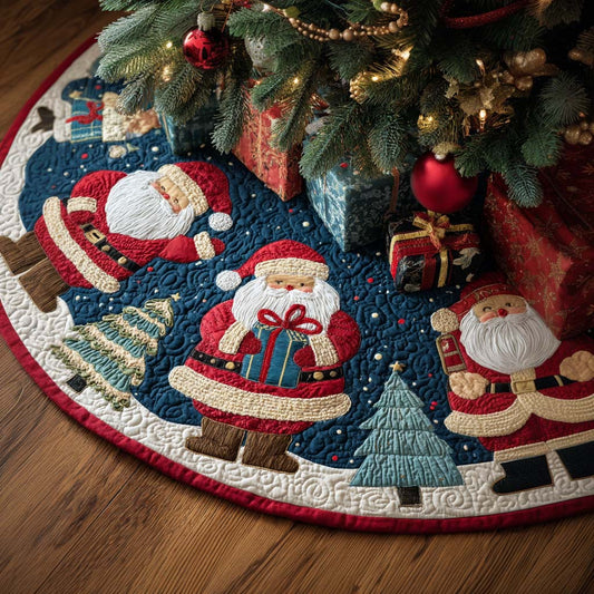 Peaceful Eve Christmas Quilted Tree Skirt NCU0NT10504