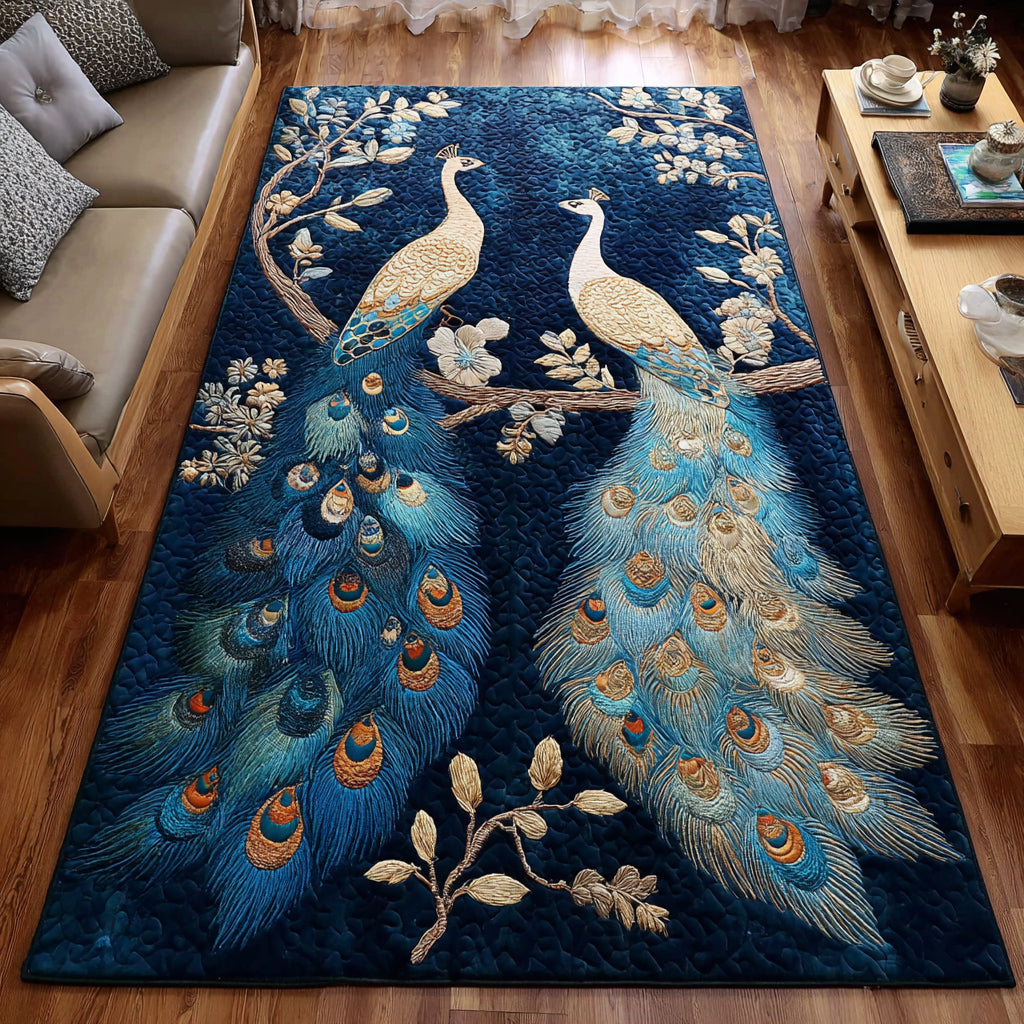 Peacock Garden Glory Area Rug NCU0HH799
