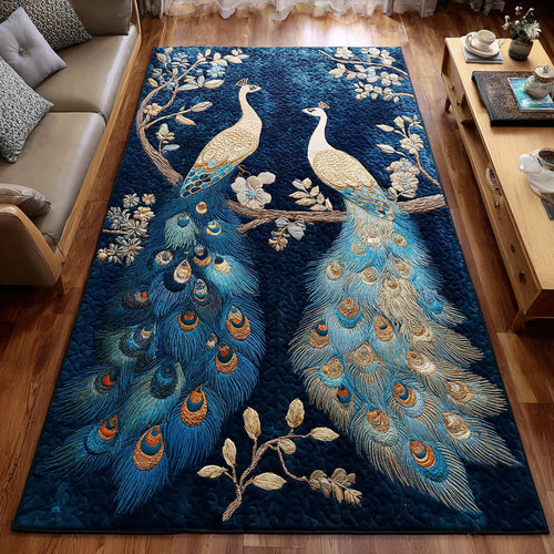 Peacock Garden Glory Area Rug NCU0HH799