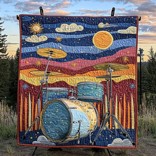 Percussion Paradise Quilted Blanket NCU0PT6037