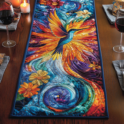 Petal Perch Quilted Table Runner NCU0VH2321