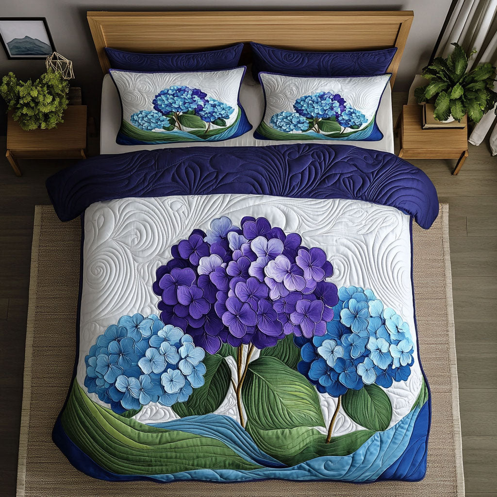 Light Breeze 3-Piece Quilted Bedding Set NCU0NNT1981