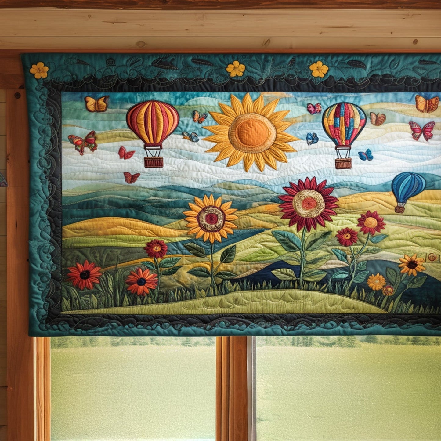 Petalscape Quilted Valance NCU0PT5328
